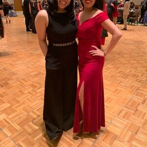 Julia Jordan Wide Leg Black Jumpsuit